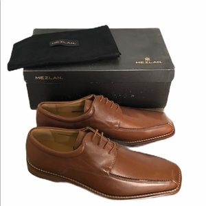 NEW Mezlan Vero Cuoio Brown Leather Shoes 10M